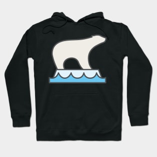 Polar Bear Environment Icon Hoodie